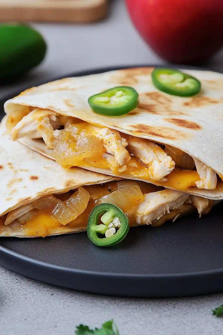 honey mustard chicken quesadilla