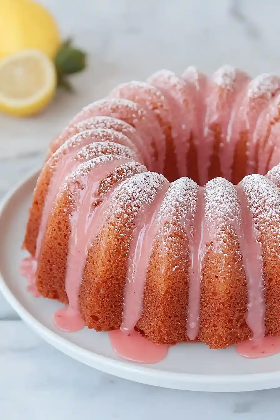 strawberry pound cake