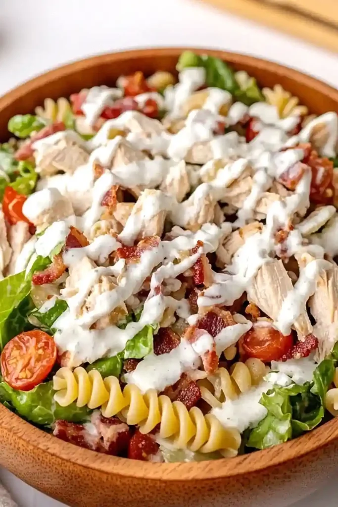 blt chicken pasta salad