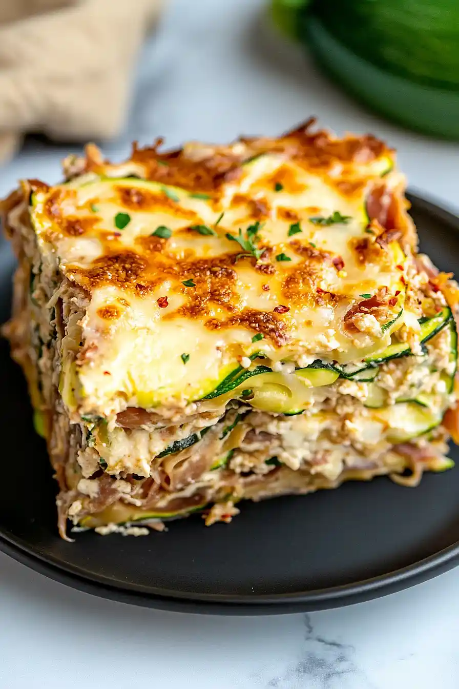 zucchini lasagna loaf