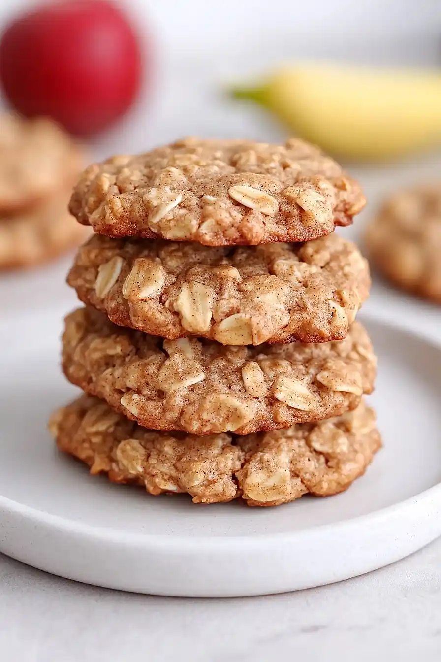 apple cinnamon oatmeal cookies