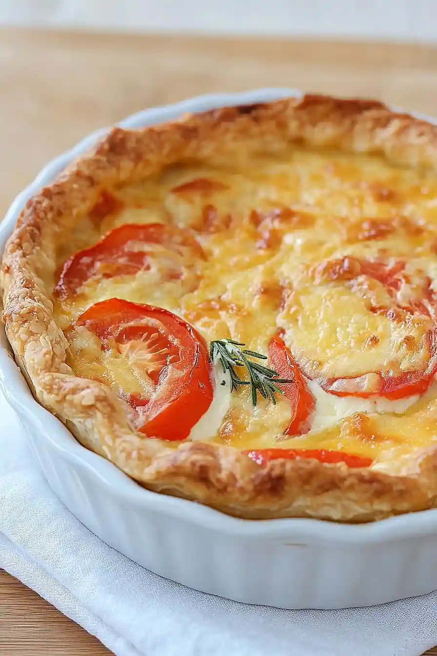 tomato crescent roll pie 