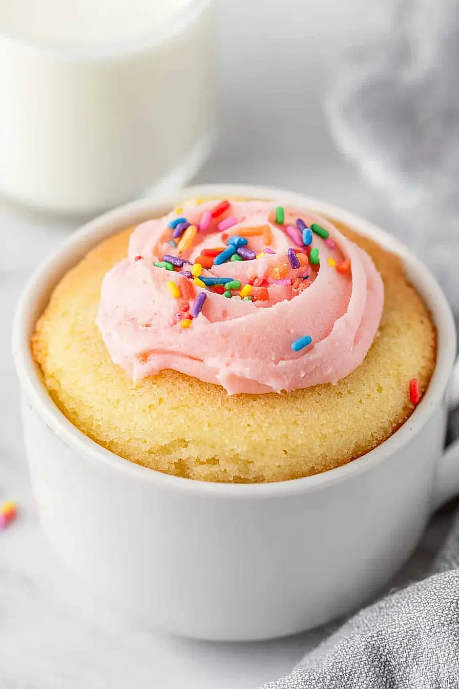 vanilla mug cake