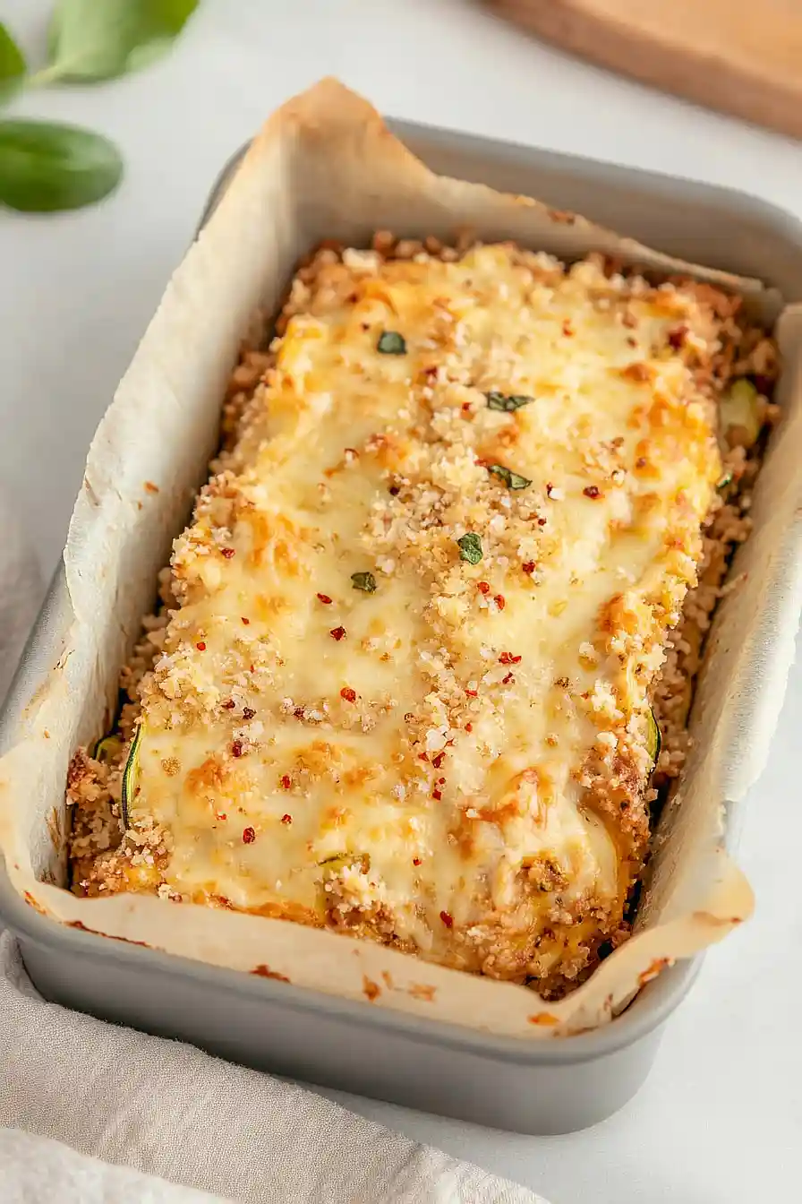 zucchini lasagna loaf
