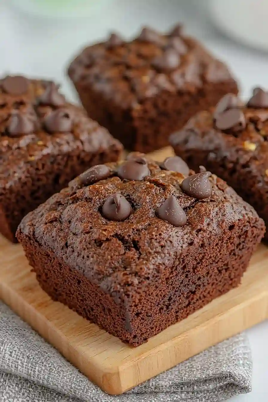 chocolate zucchini bread mini loaves