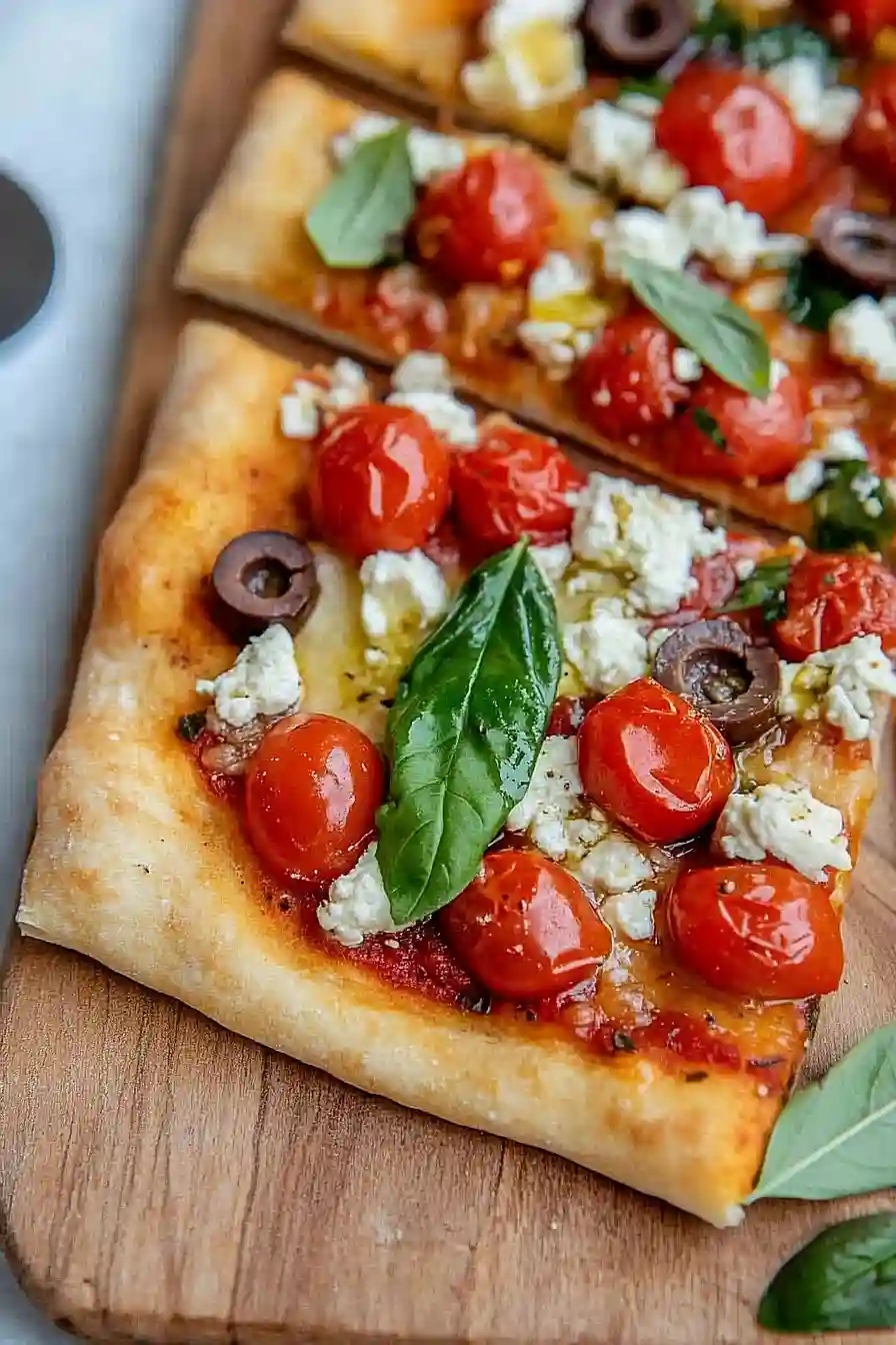 vegan flatbread pizza