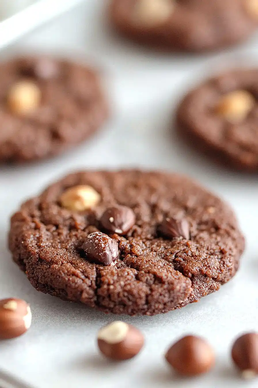 hazelnut brookies