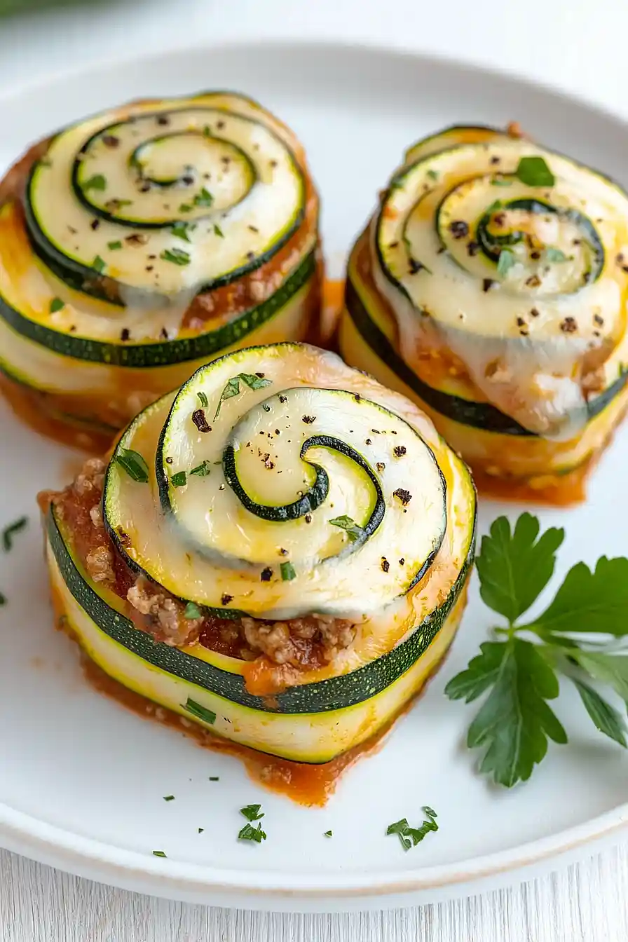 zucchini lasagna cups