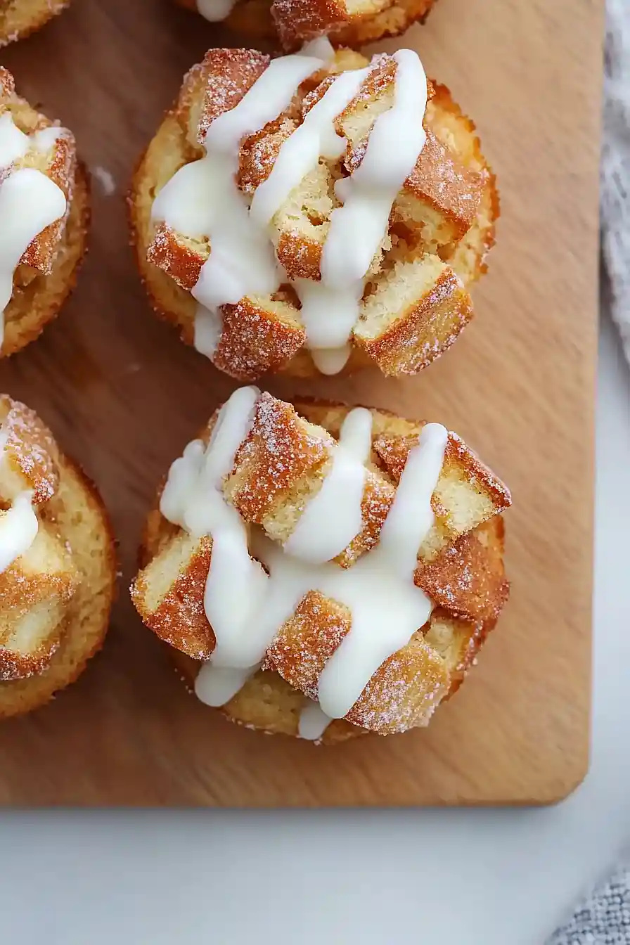 french toast muffins with brioche bread