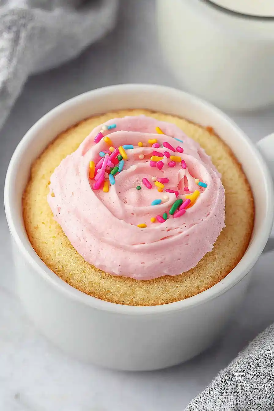 vanilla mug cake