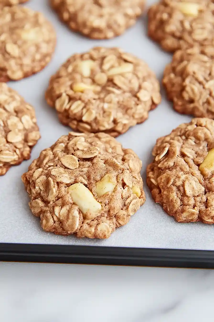 apple cinnamon oatmeal cookies