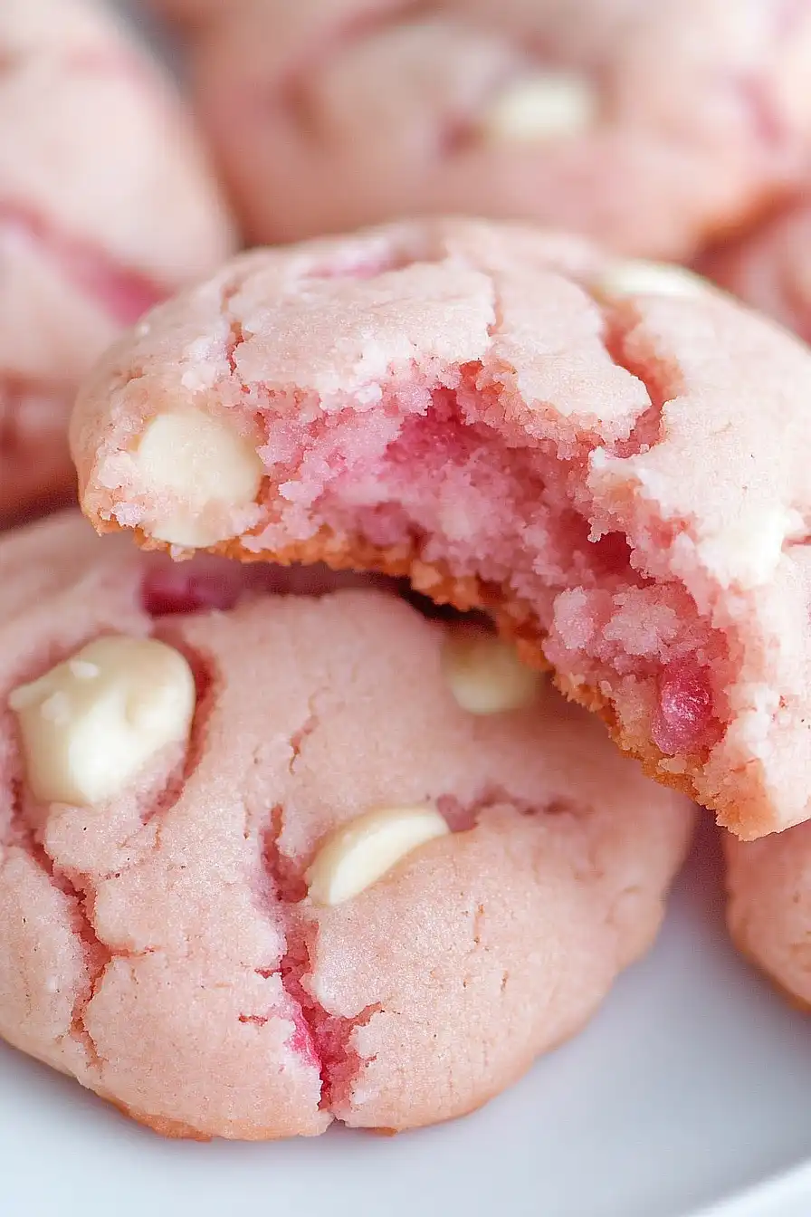 strawberry cake mix cookies