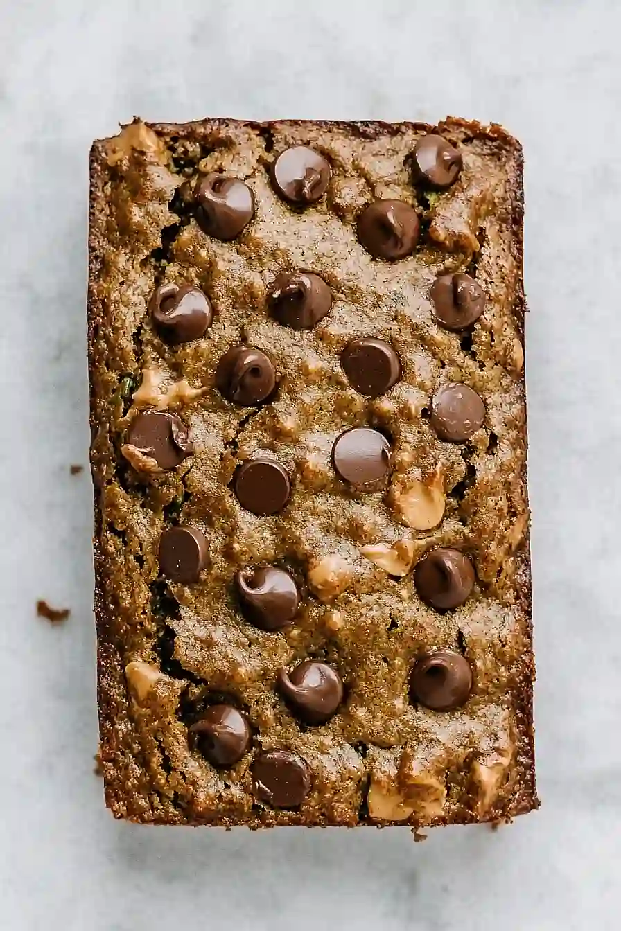 grain free chocolate chip peanut butter zucchini bread