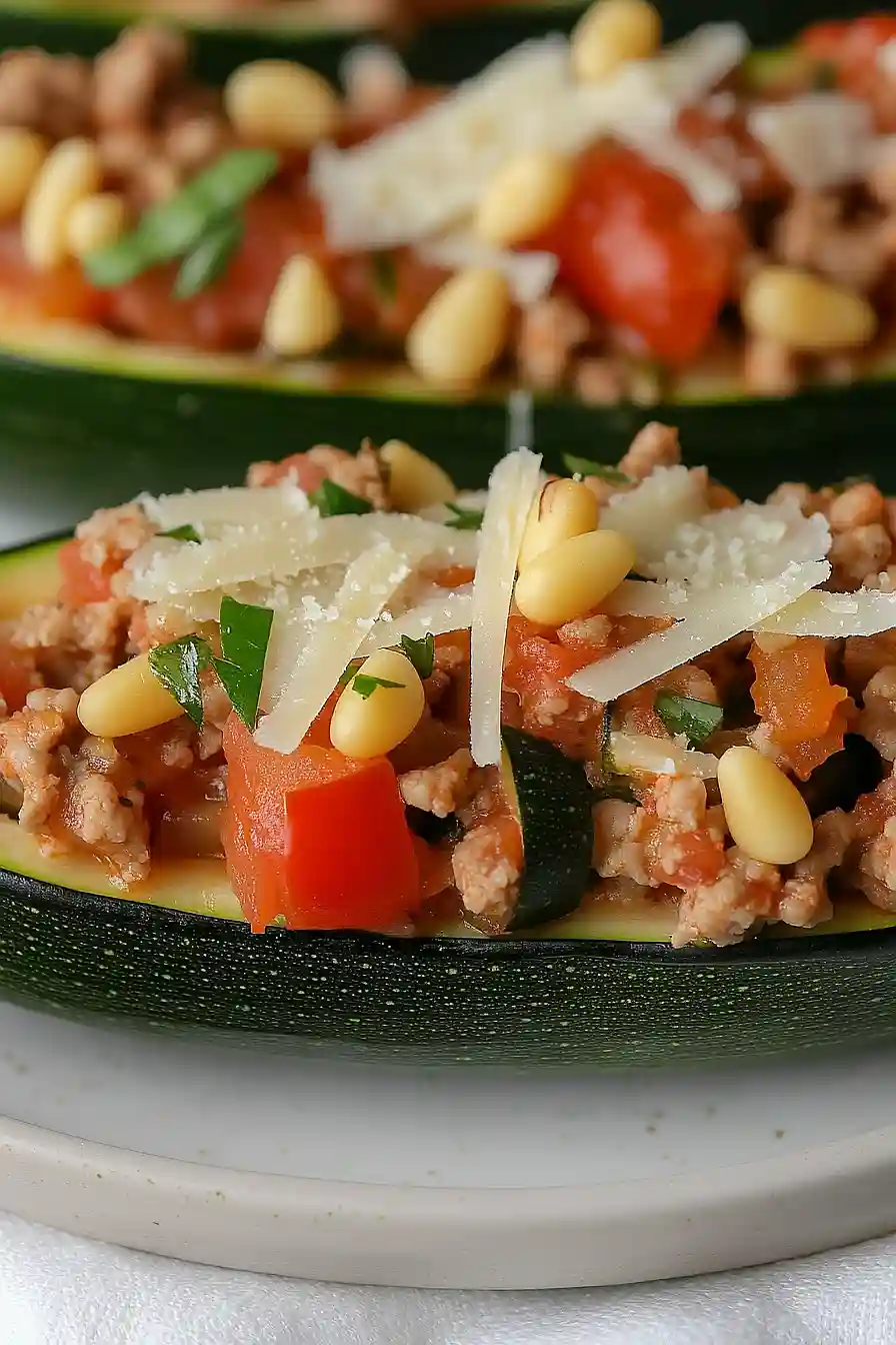 microwave zucchini boats