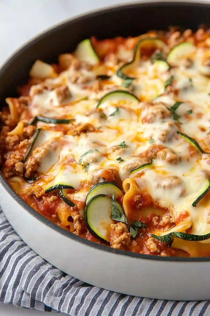 skillet zucchini lasagna