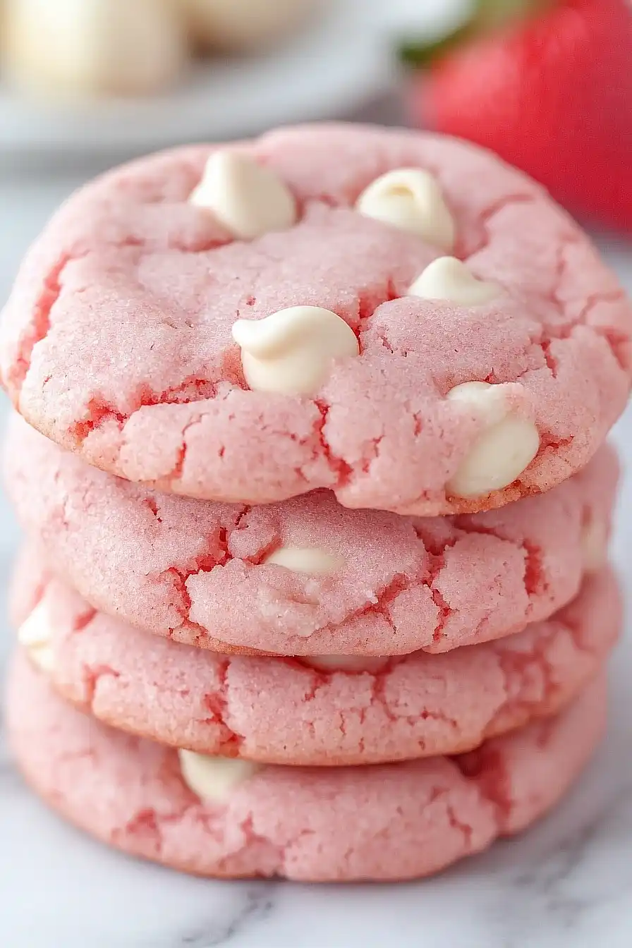 strawberry cake mix cookies