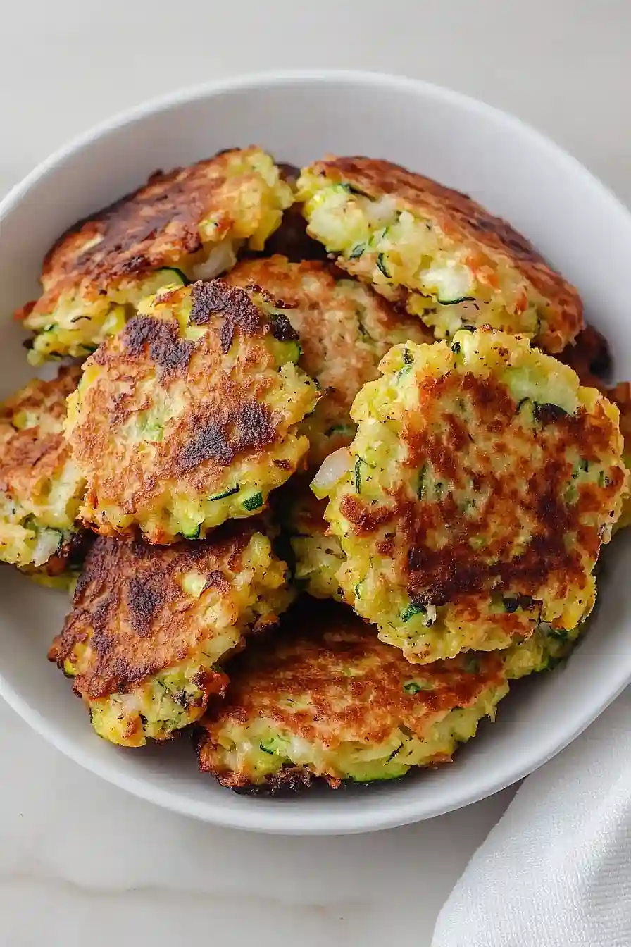 zucchini and yellow squash fritters