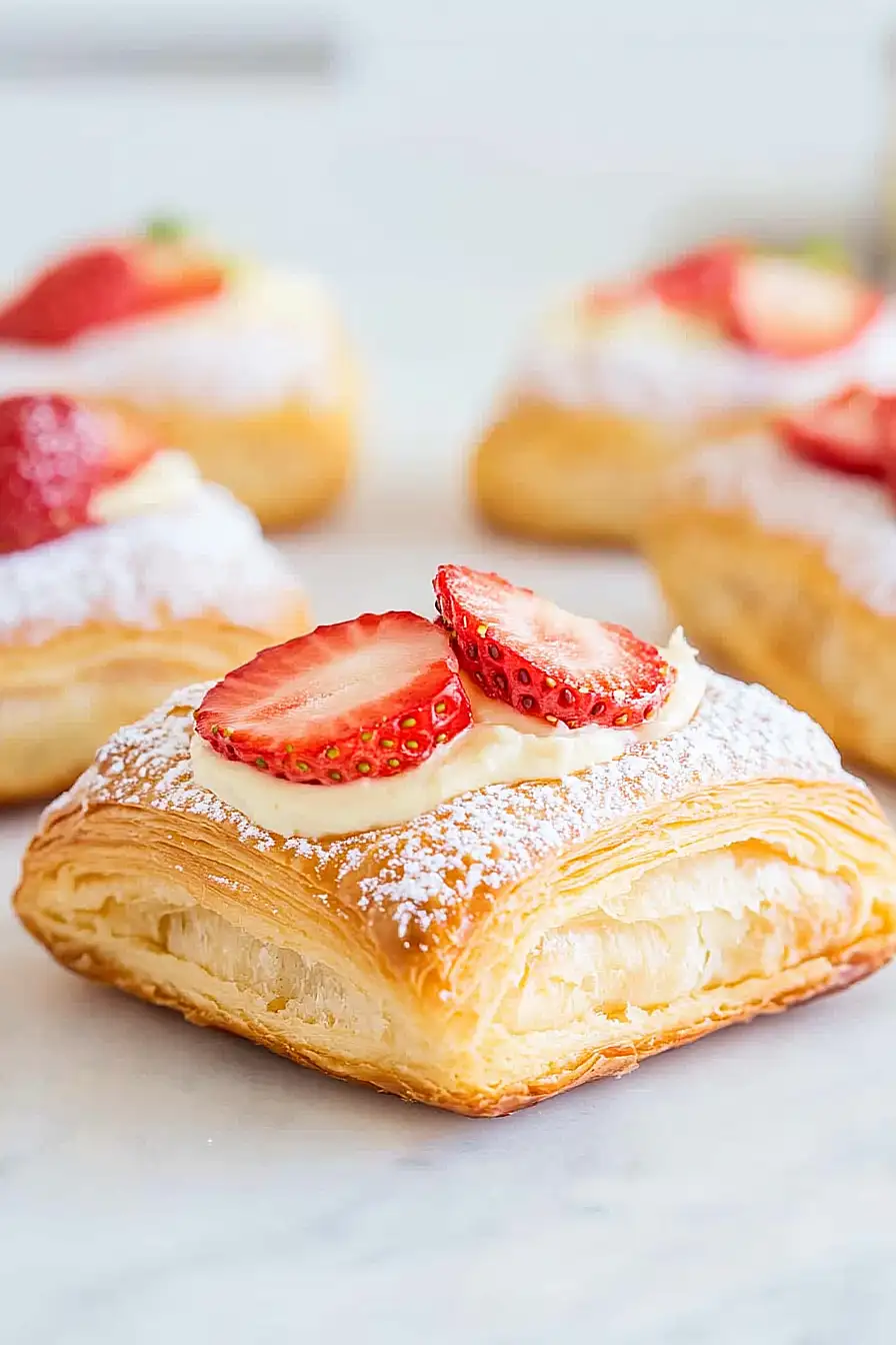 strawberry croissants 