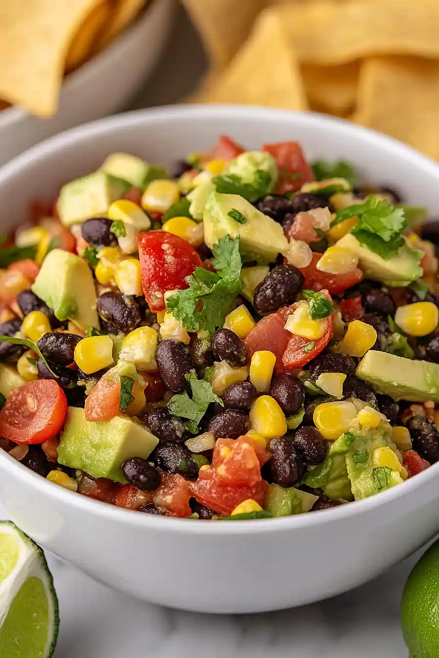 avocado corn and black bean salsa