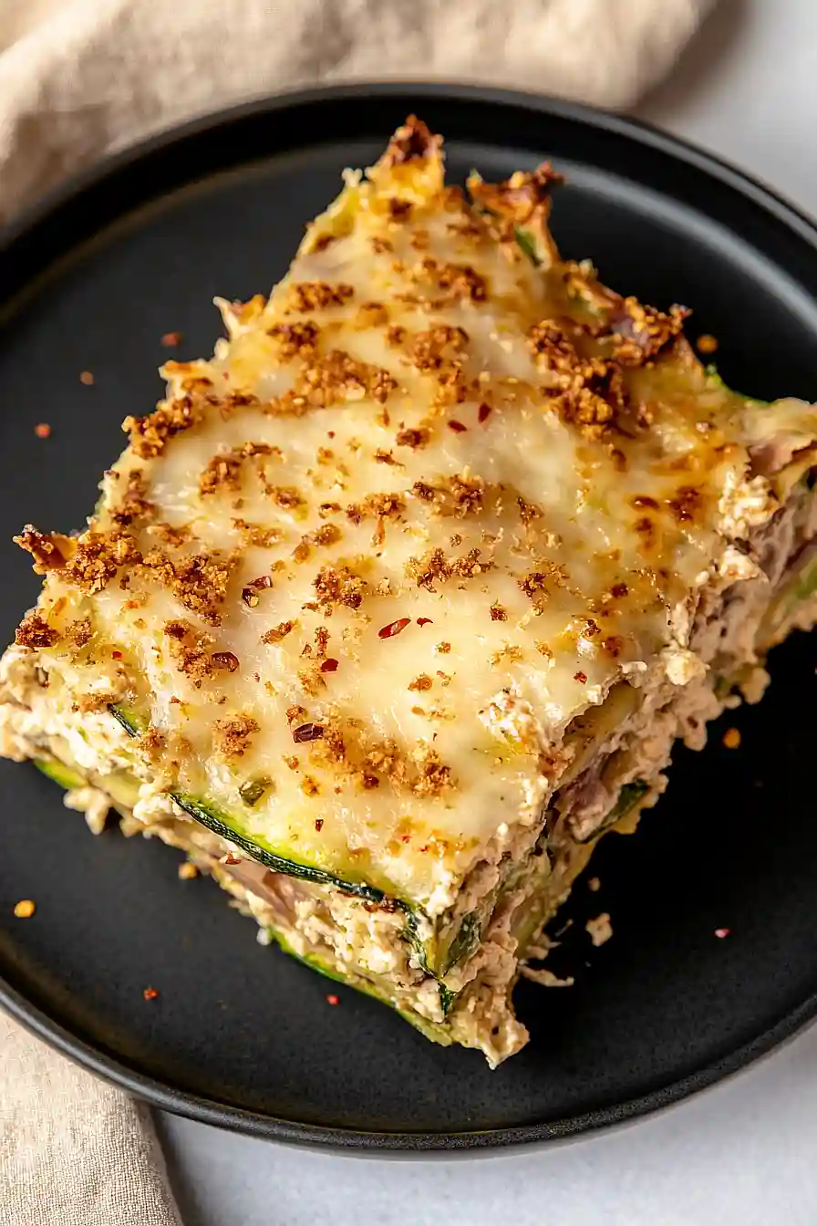 zucchini lasagna loaf
