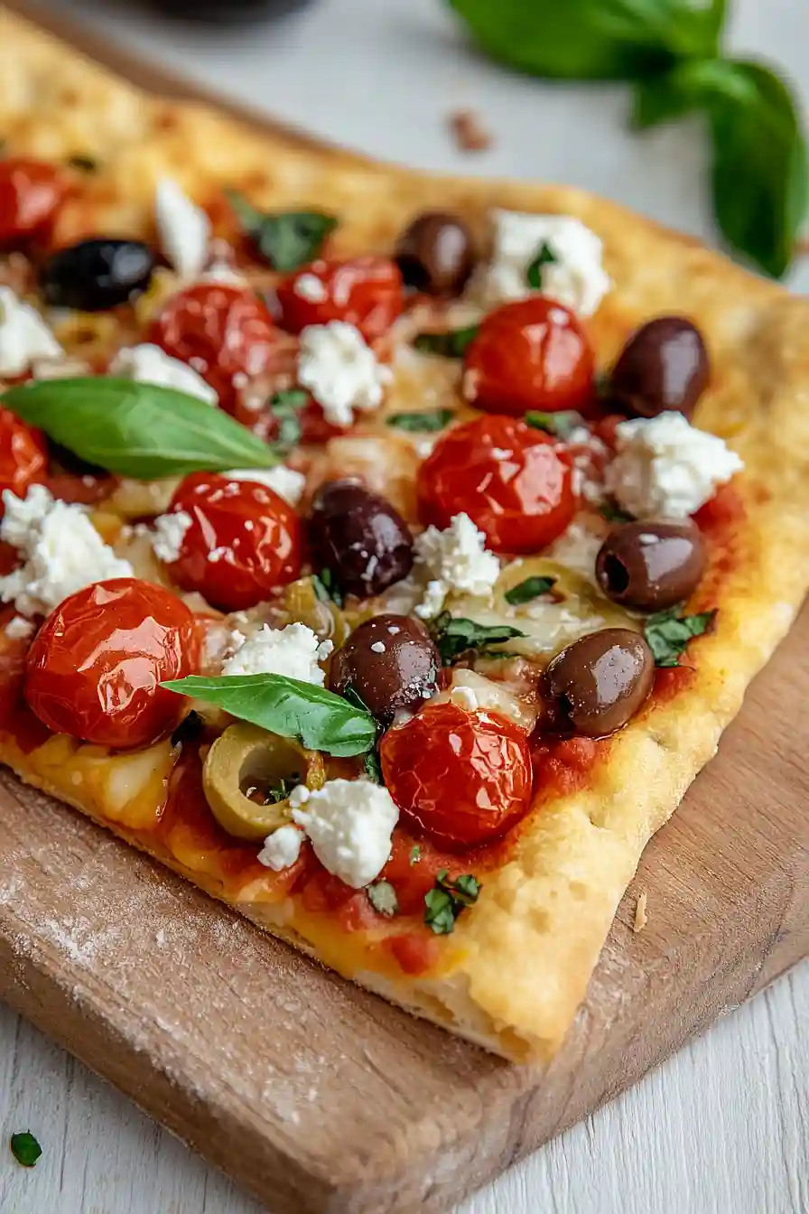 vegan flatbread pizza