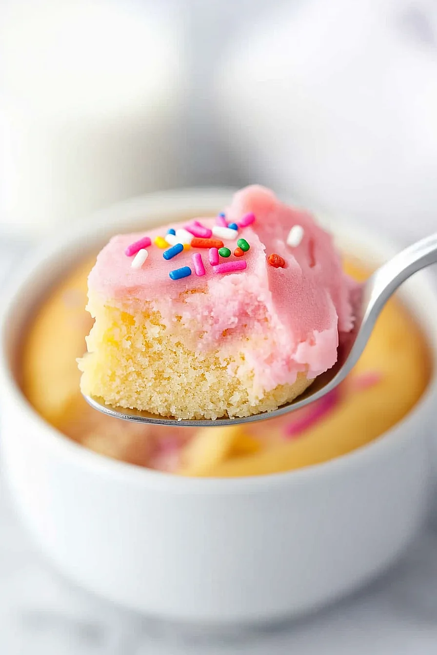 vanilla mug cake