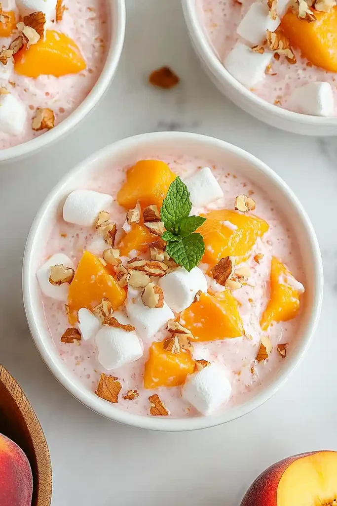 peach jello salad
