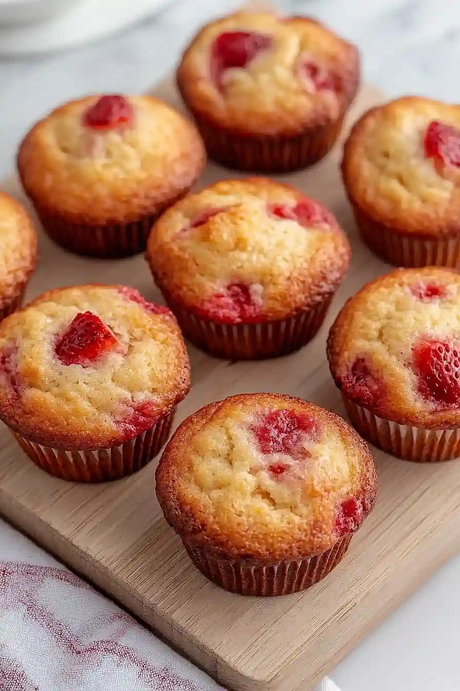 strawberry muffins