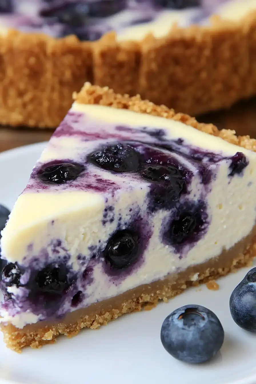 lemon blueberry cheesecake