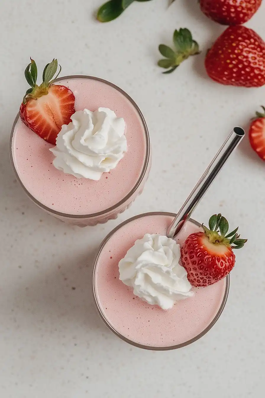 strawberry milkshake