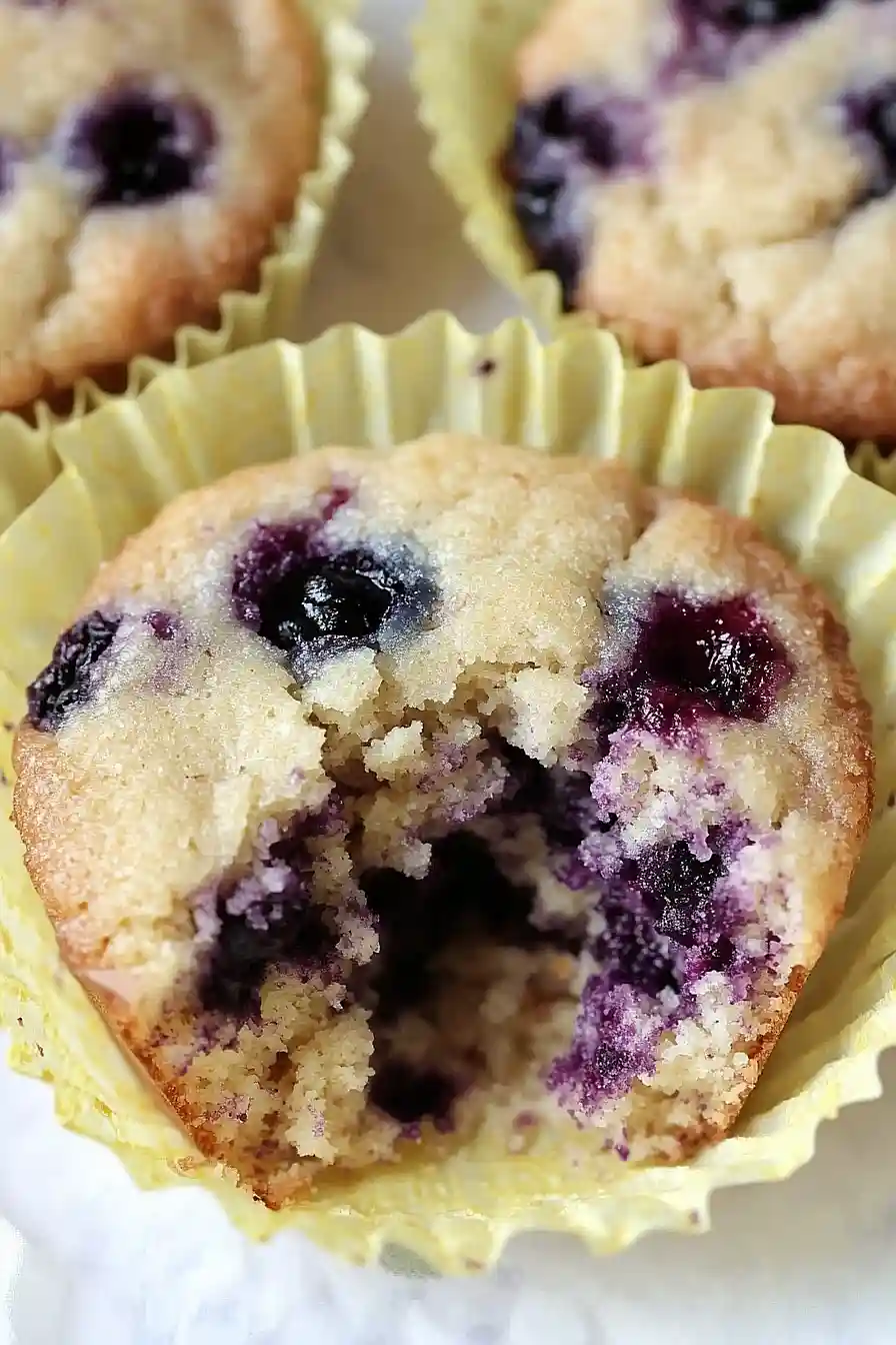 lemon blueberry cheesecake muffins