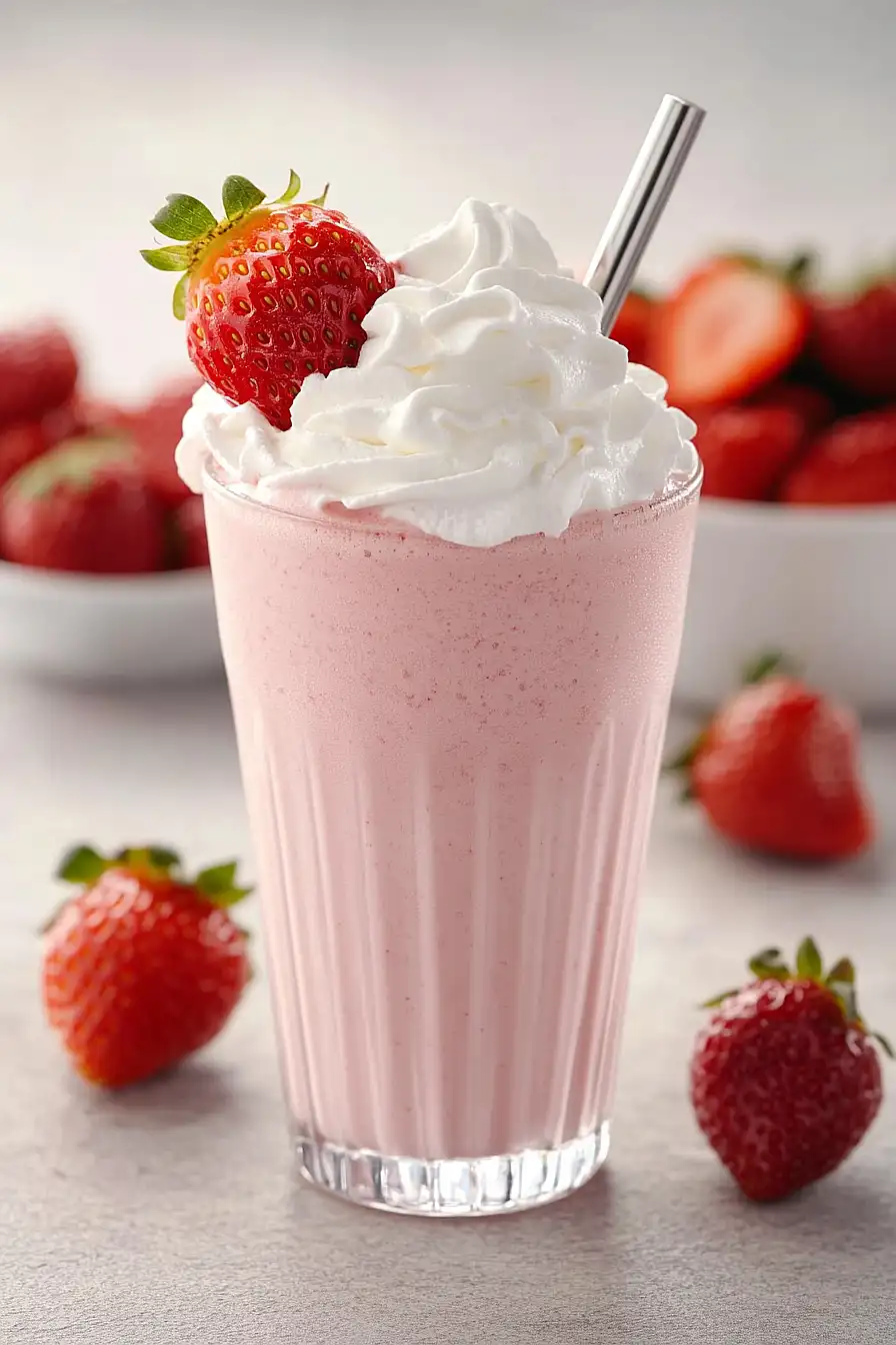strawberry milkshake