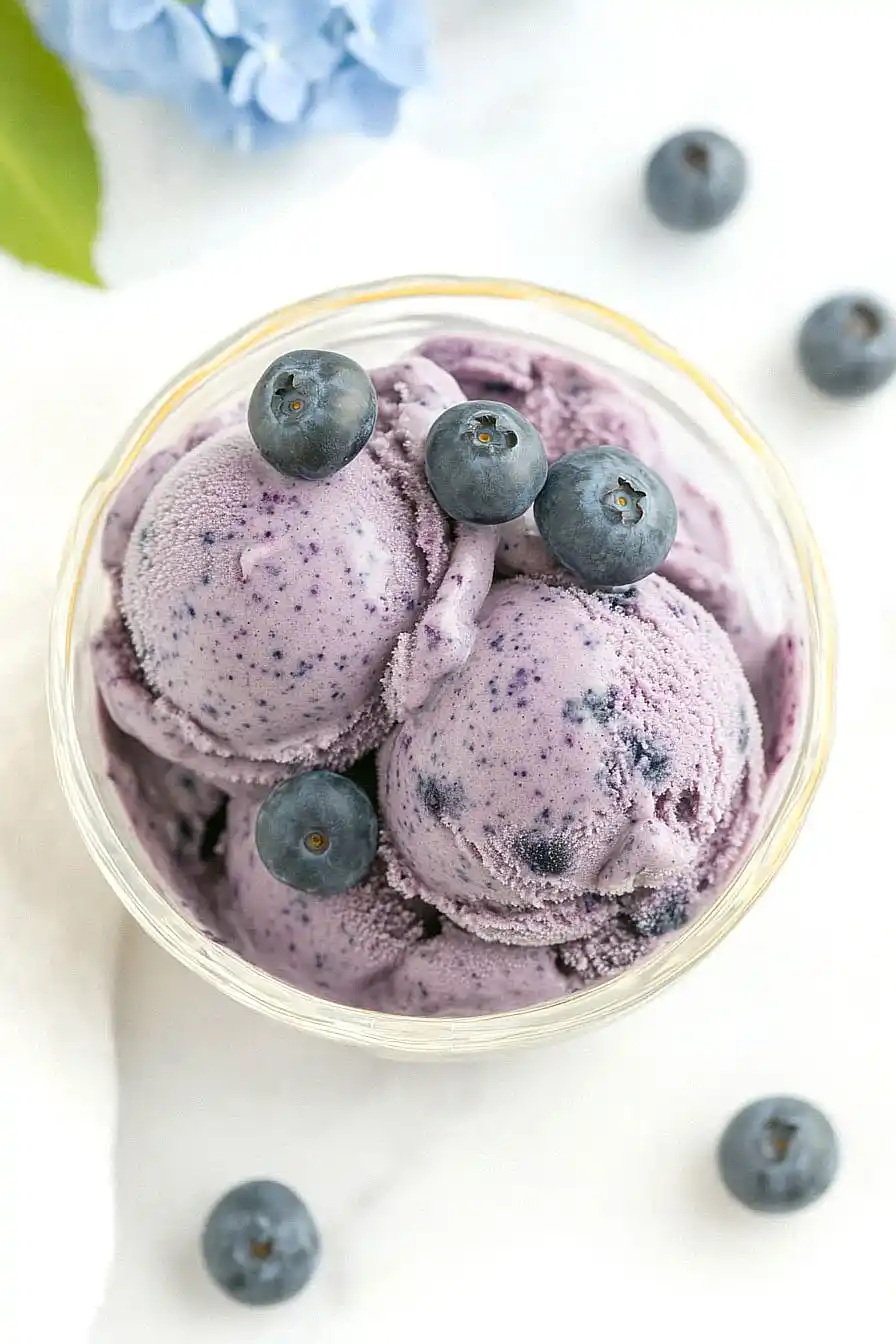 blueberry ice cream