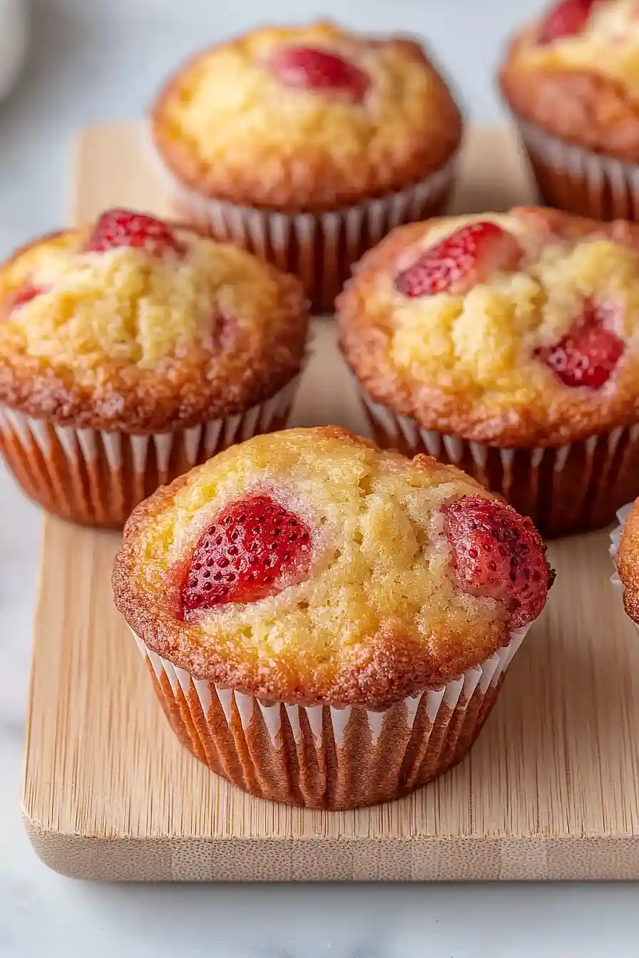 strawberry muffins