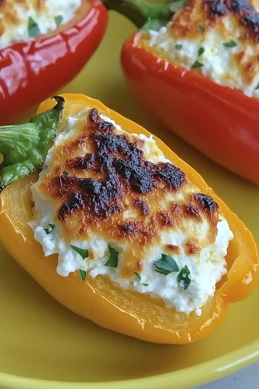 ricotta stuffed mini peppers