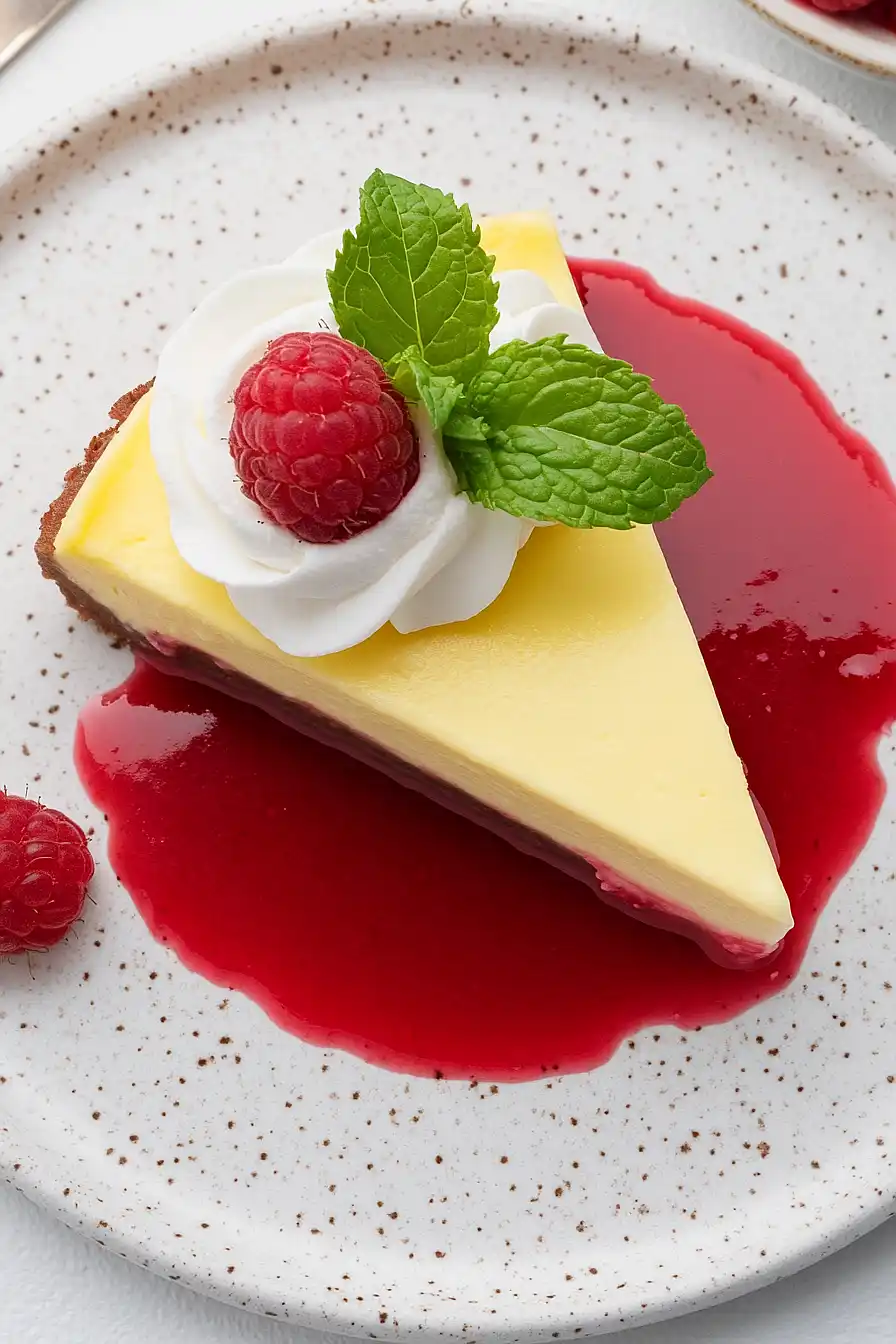 lemon ginger cheesecake