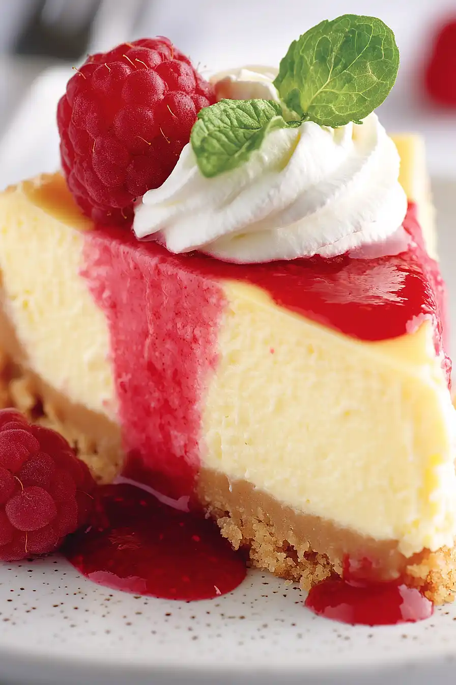 lemon ginger cheesecake