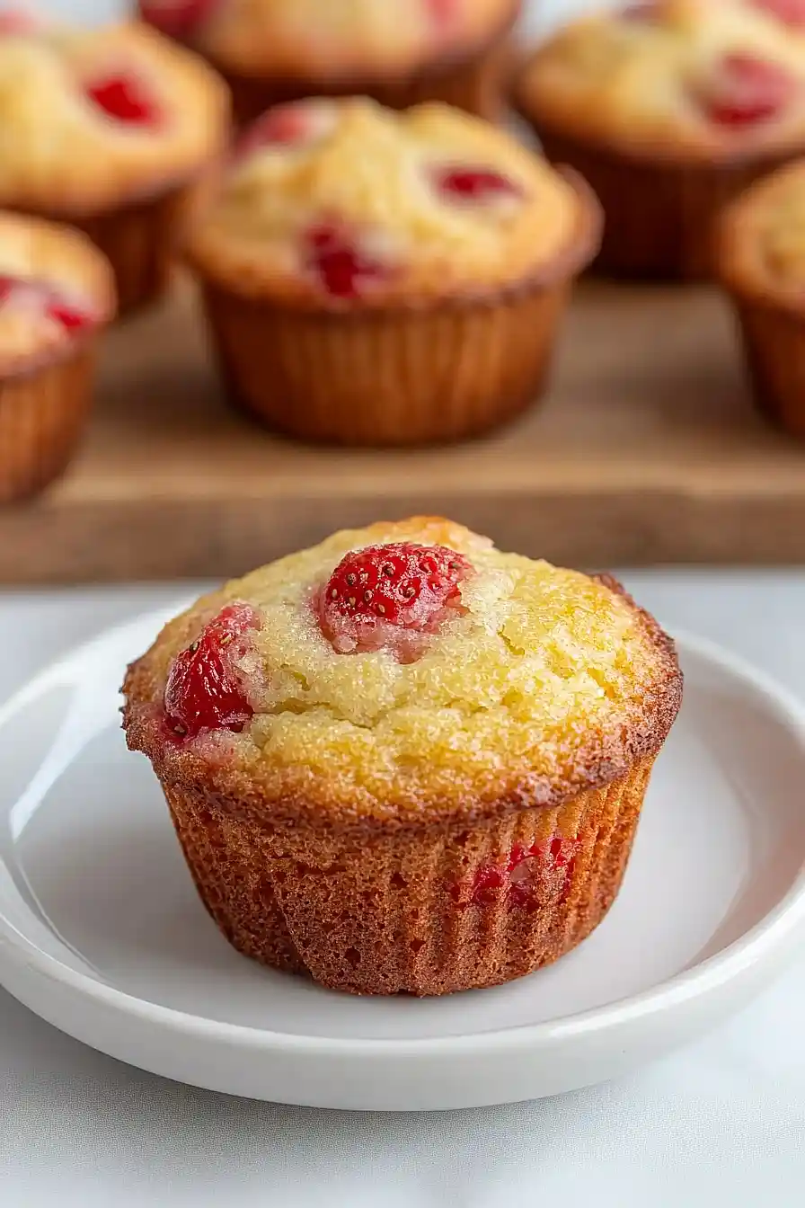 strawberry muffins