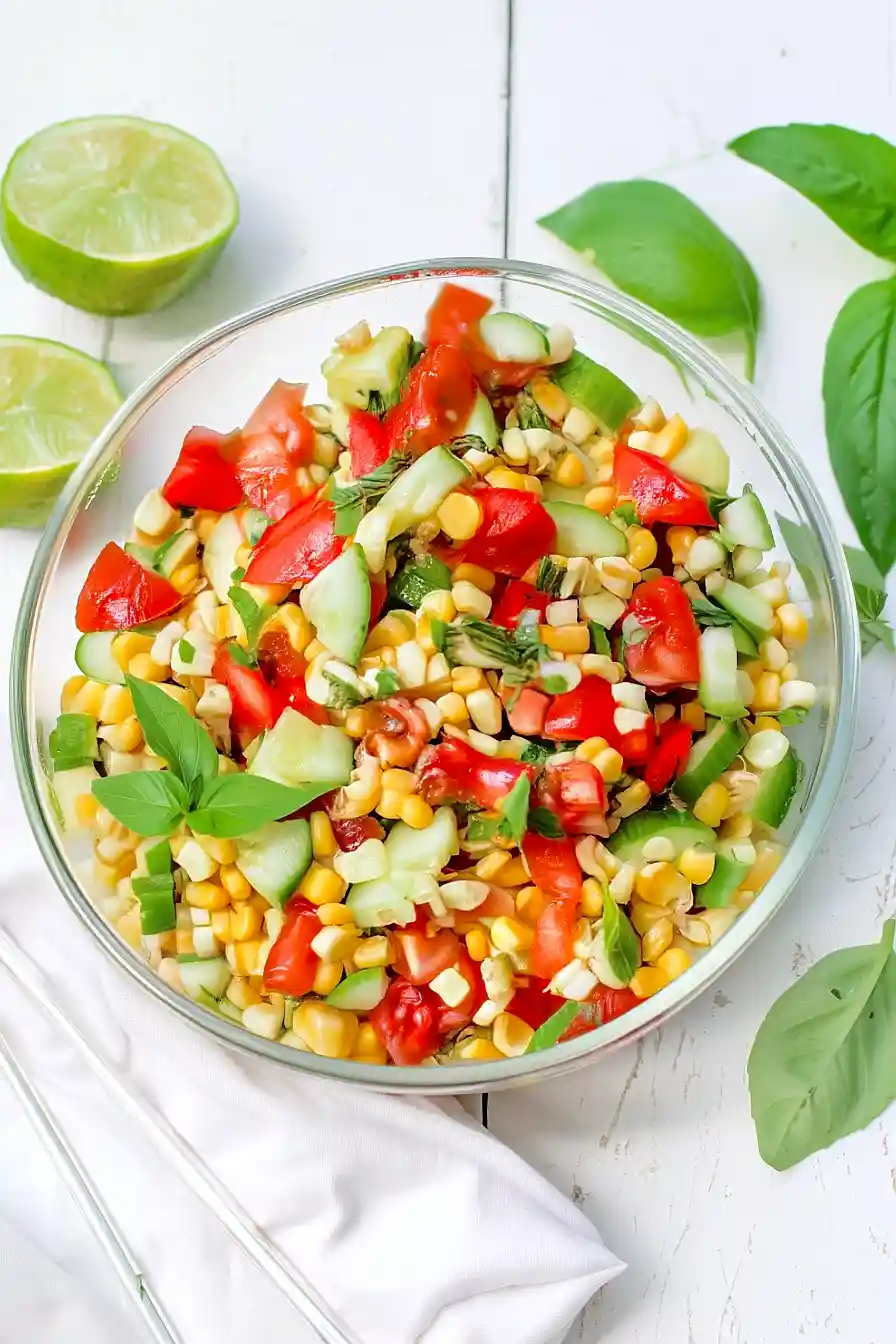 corn and cucumber salad 