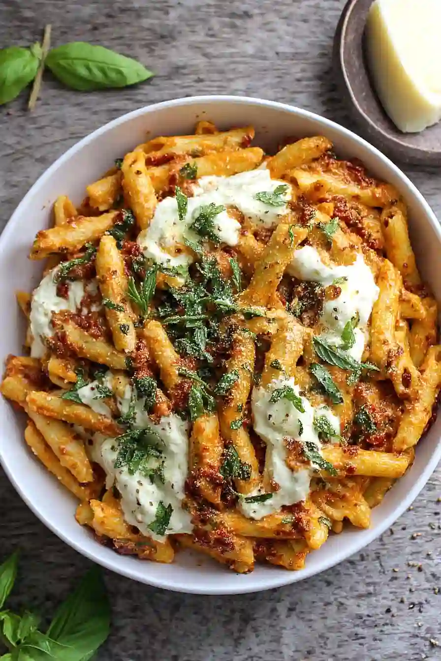 sun dried tomato ricotta pasta