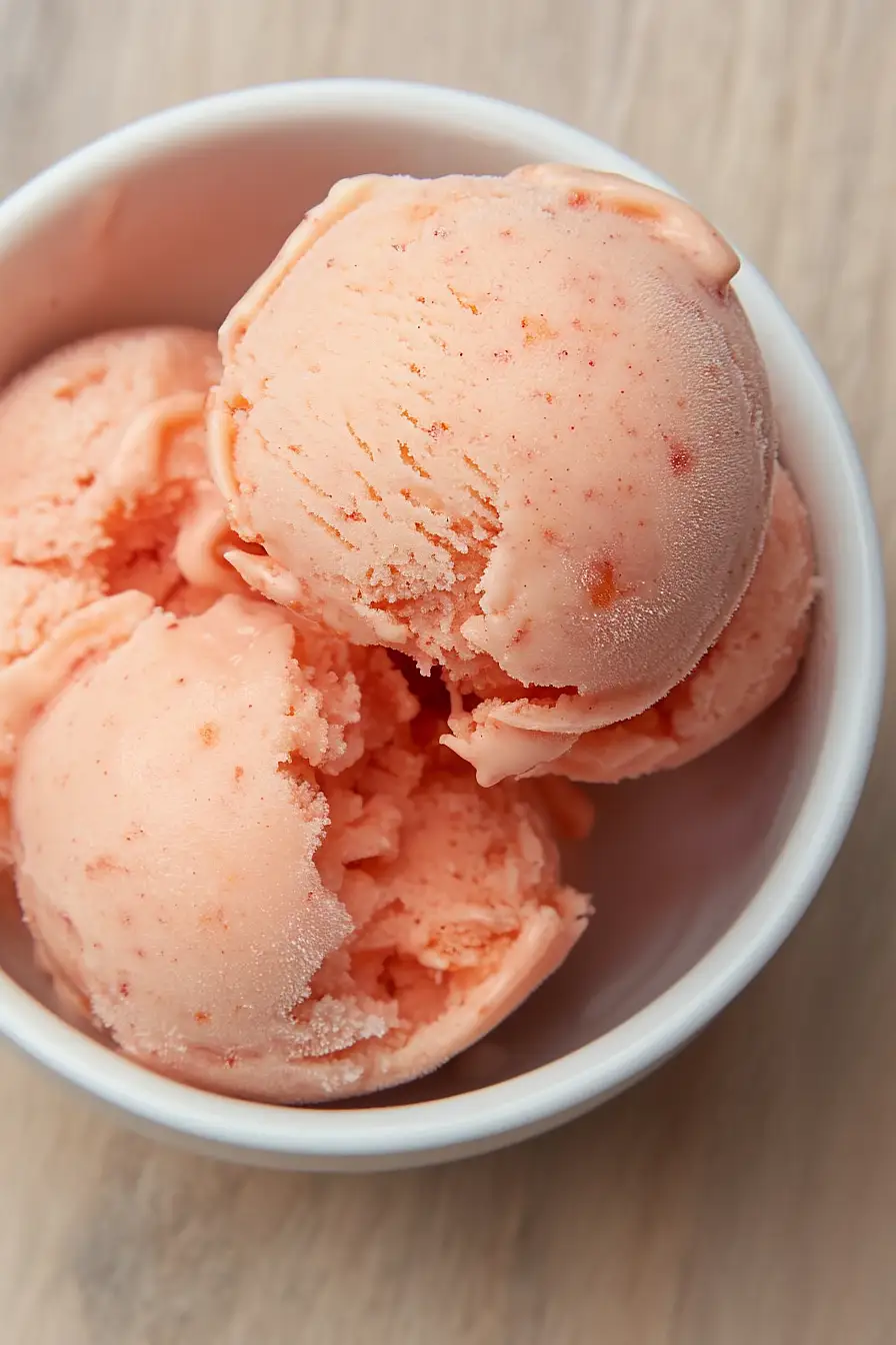 nectarine sorbet