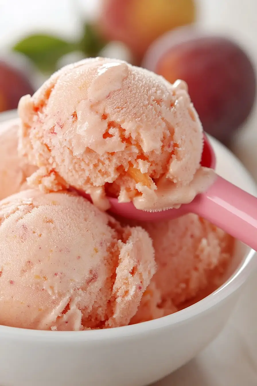 nectarine sorbet