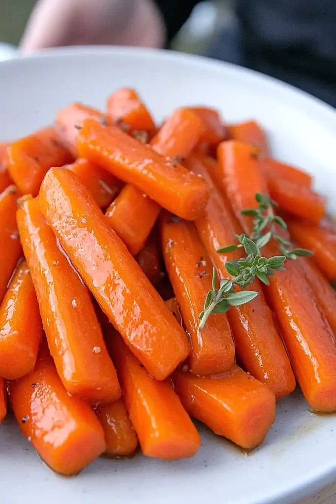 maple glazed carrots