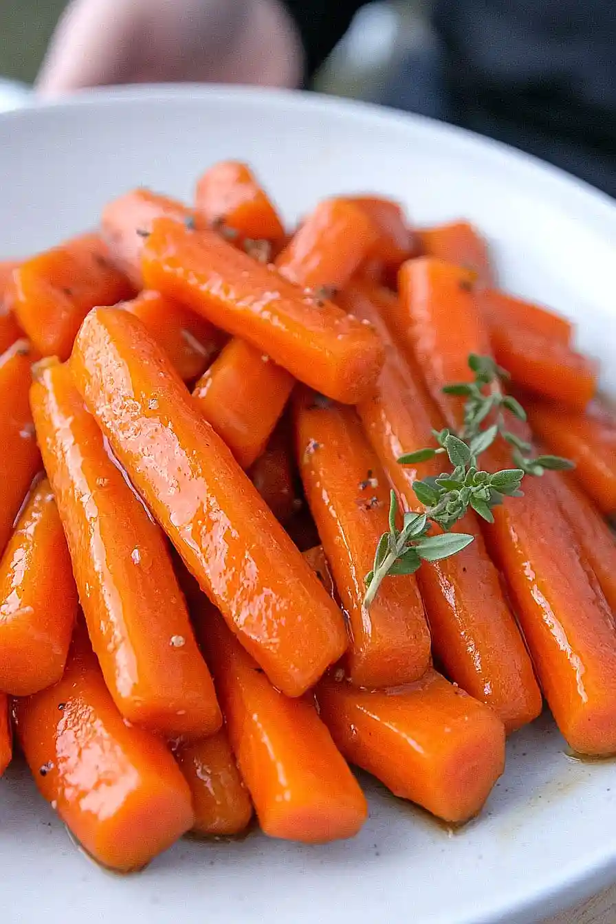 maple glazed carrots