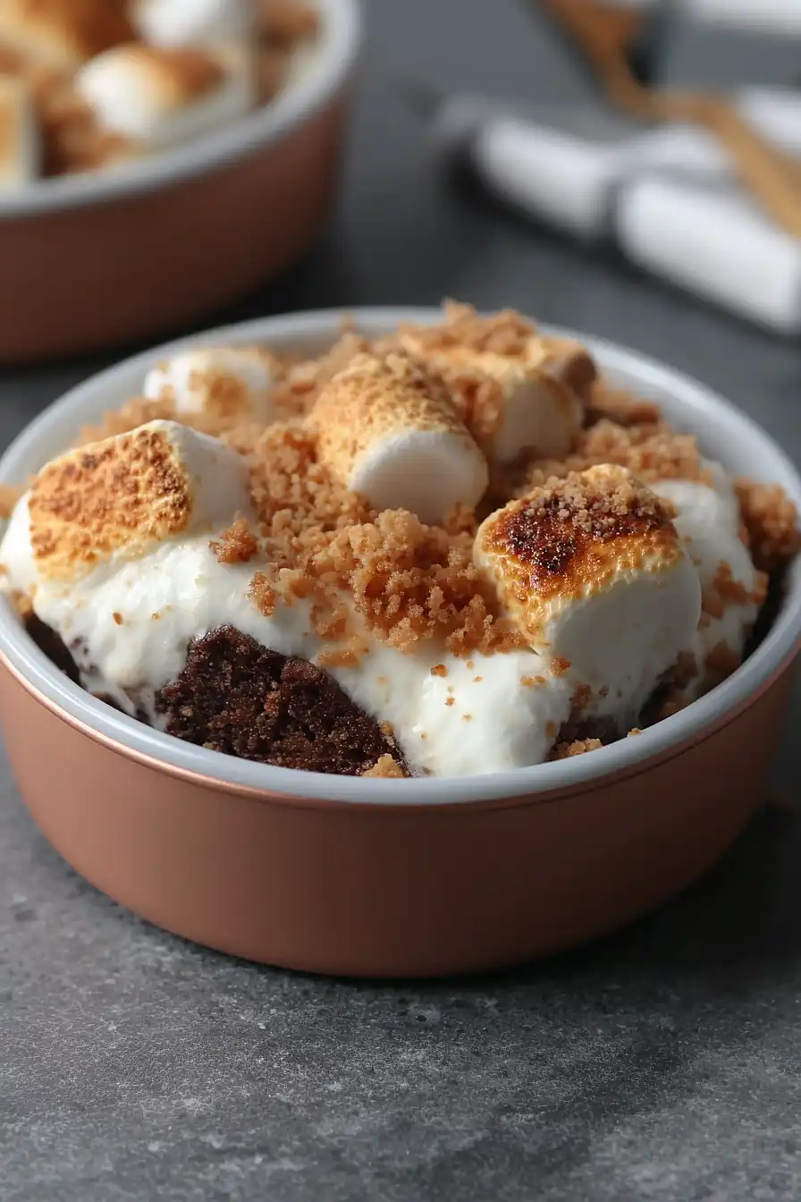 mini s'mores cake