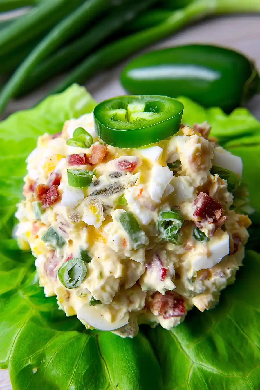 jalepeño popper egg salad