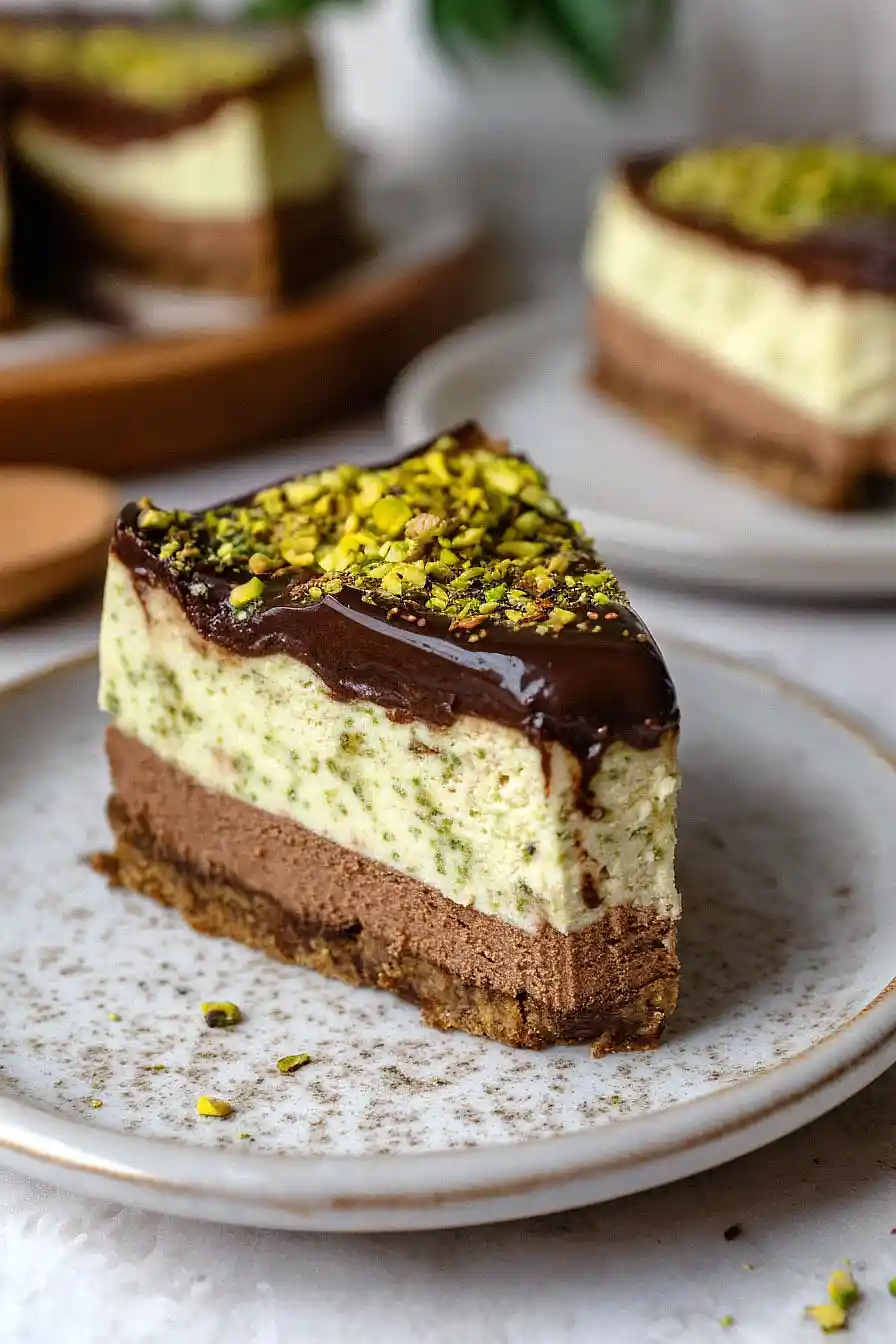 dubai chocolate cheesecake