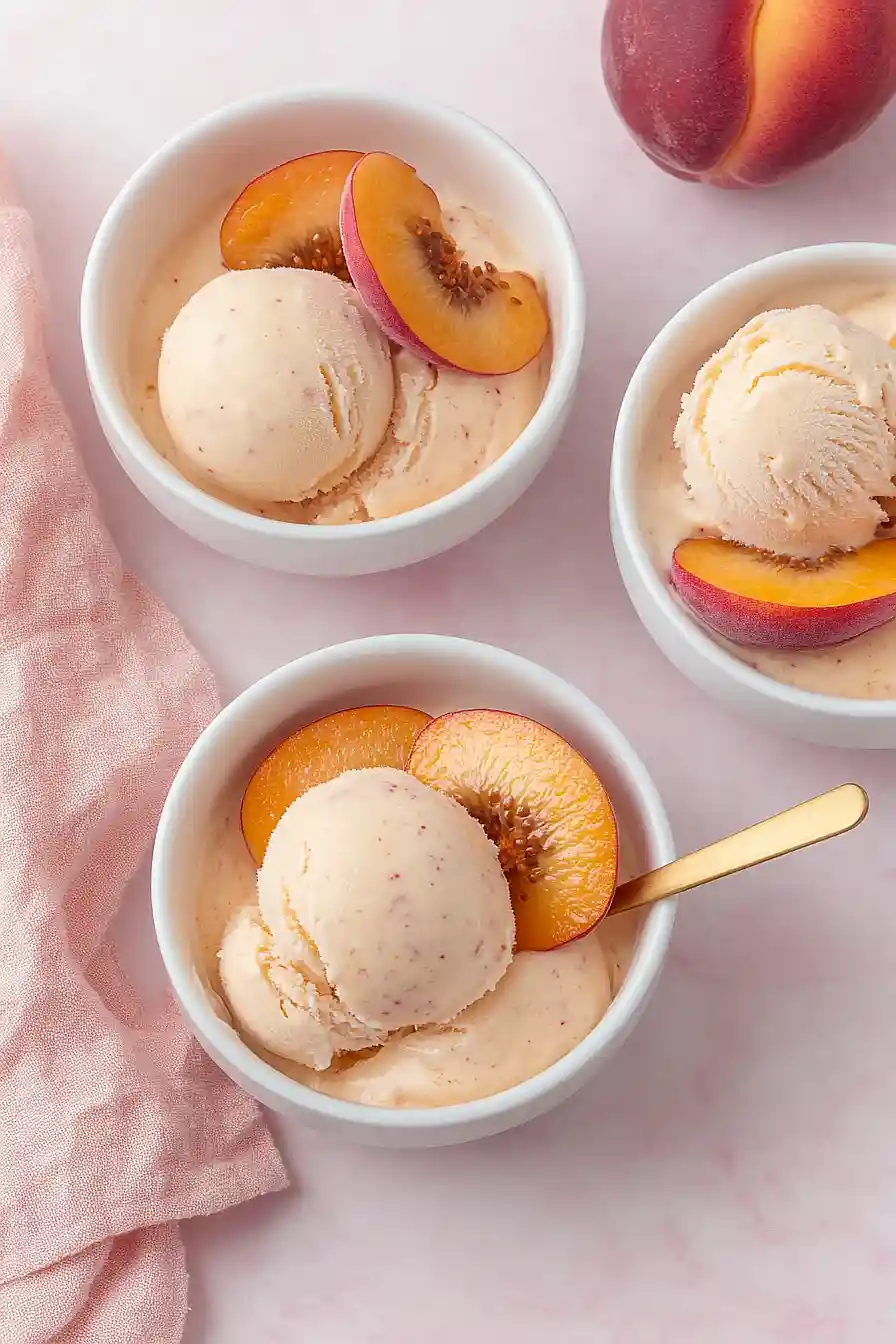 nectarine frozen yogurt