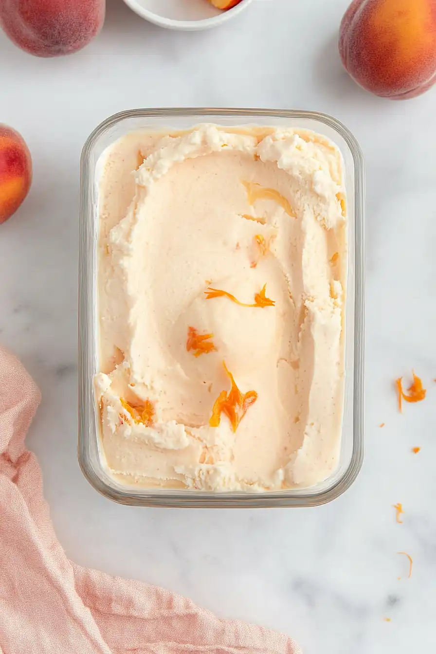 nectarine frozen yogurt