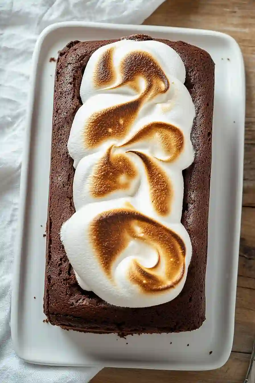 s'mores loaf cake